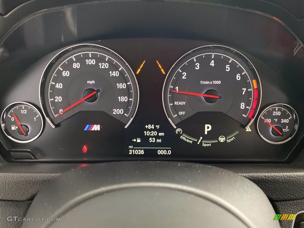 2018 BMW M3 Sedan Gauges Photo #142385529