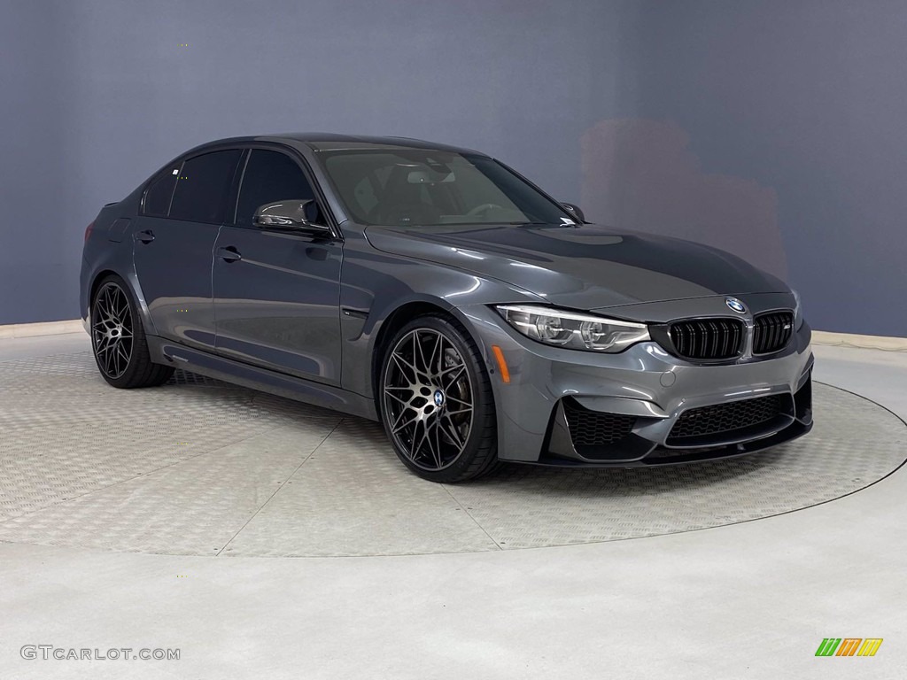 Mineral Grey Metallic 2018 BMW M3 Sedan Exterior Photo #142385580