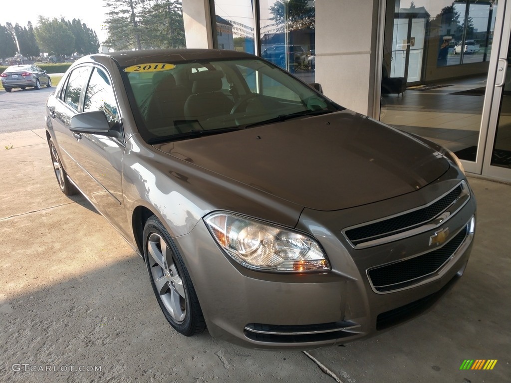 2011 Malibu LT - Gold Mist Metallic / Cocoa/Cashmere photo #2