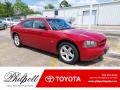 2008 Inferno Red Crystal Pearl Dodge Charger SE #142387070