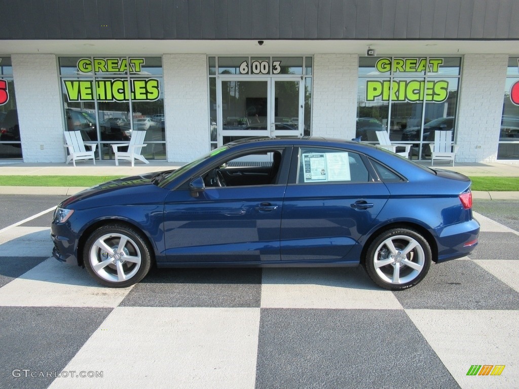 2016 A3 1.8 Premium - Scuba Blue Metallic / Black photo #1