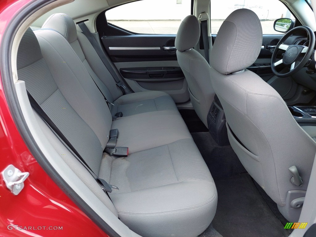 2008 Charger SE - Inferno Red Crystal Pearl / Dark/Light Slate Gray photo #24