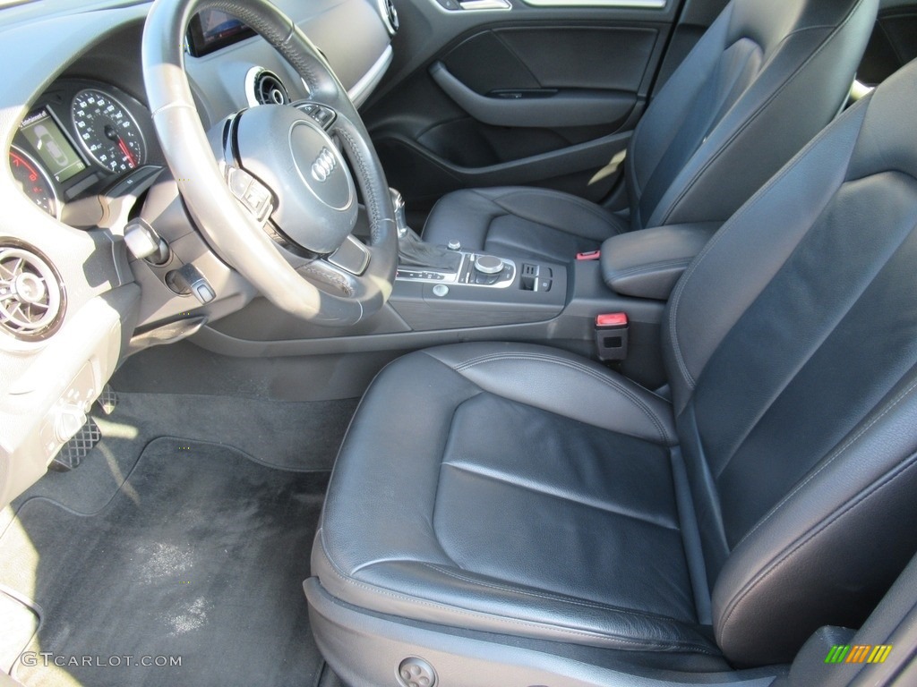 2016 A3 1.8 Premium - Scuba Blue Metallic / Black photo #10