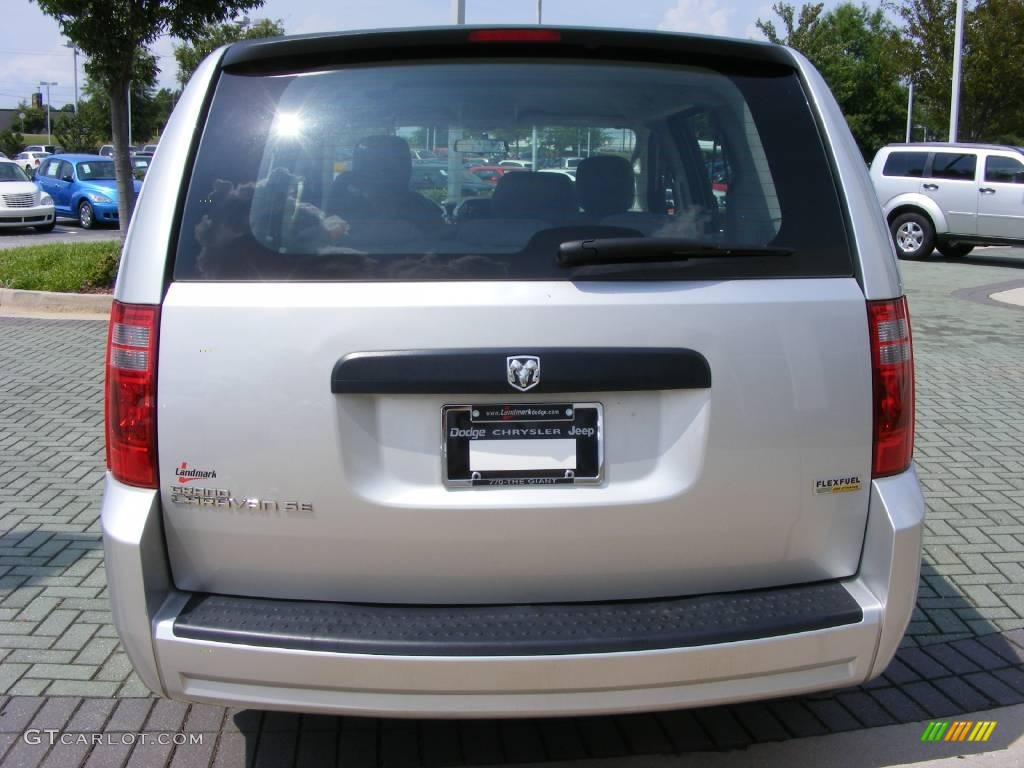 2008 Grand Caravan SE - Bright Silver Metallic / Medium Slate Gray/Light Shale photo #4