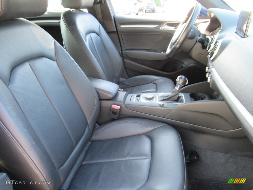 2016 A3 1.8 Premium - Scuba Blue Metallic / Black photo #13