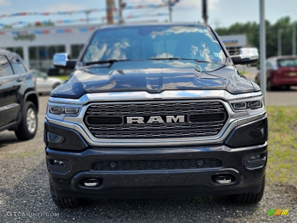 2020 1500 Limited Crew Cab 4x4 - Diamond Black Crystal Pearl / Black photo #2