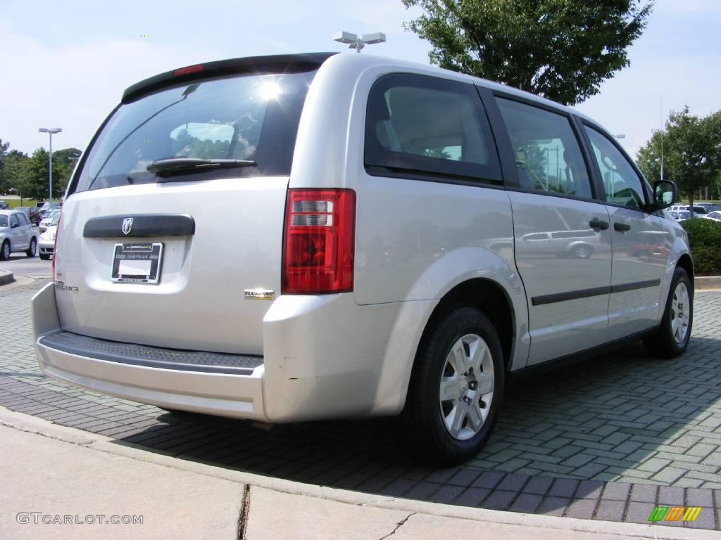 2008 Grand Caravan SE - Bright Silver Metallic / Medium Slate Gray/Light Shale photo #5