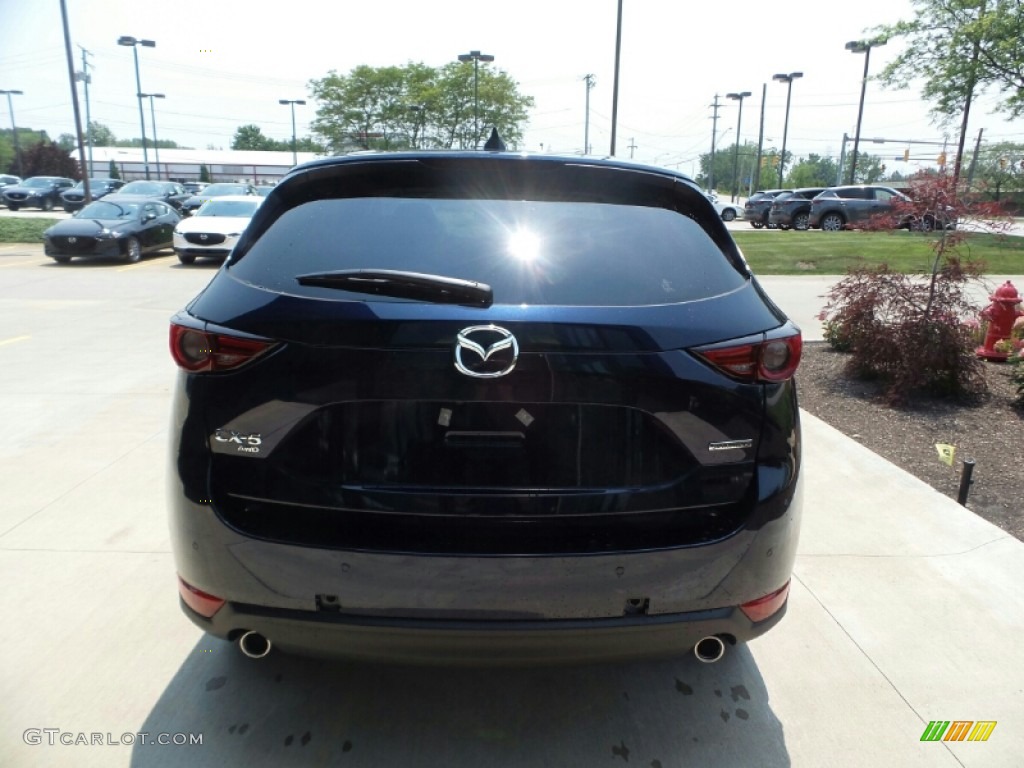 2021 CX-5 Grand Touring AWD - Deep Crystal Blue Mica / Parchment photo #5