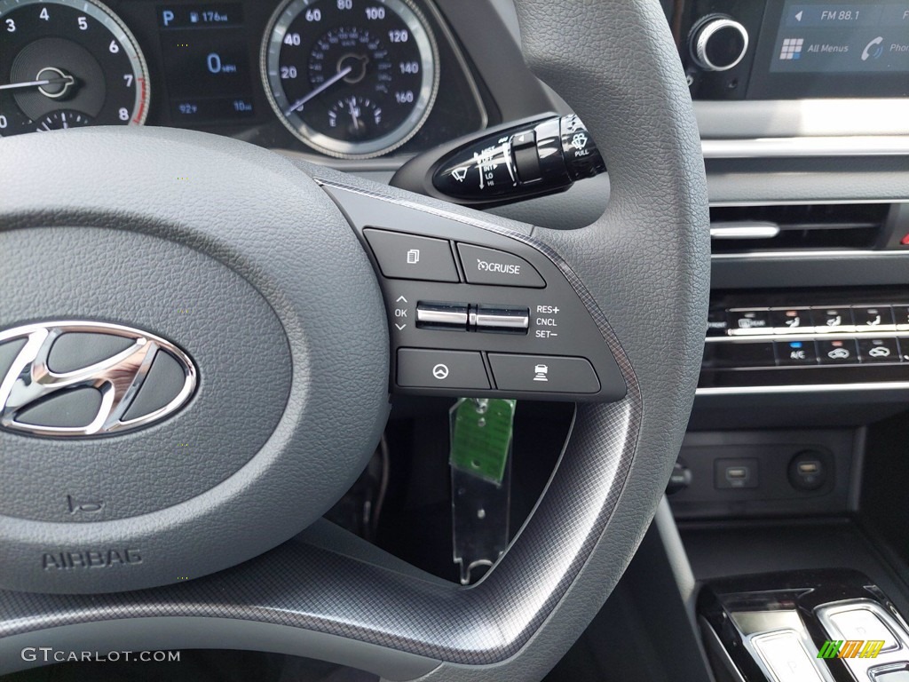 2022 Hyundai Sonata SE Gray Steering Wheel Photo #142390673