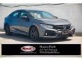 2018 Polished Metal Metallic Honda Civic Sport Touring Hatchback  photo #1