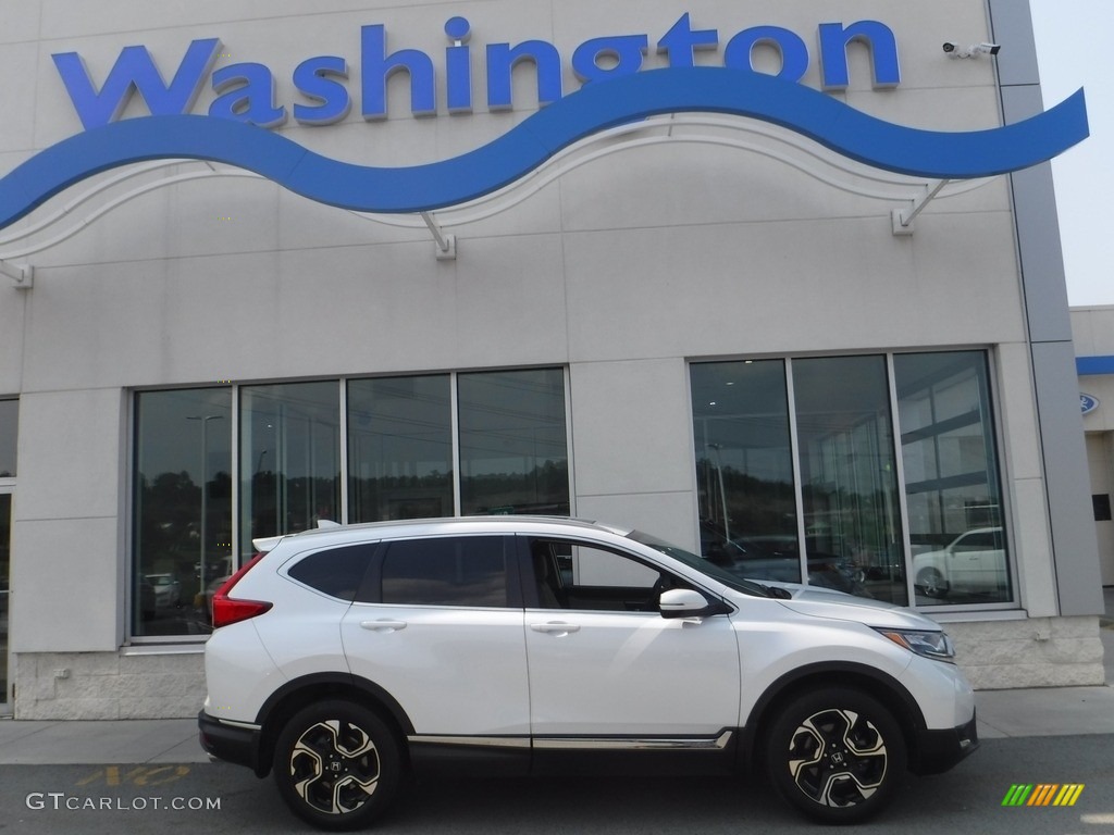2019 CR-V Touring AWD - Platinum White Pearl / Ivory photo #2