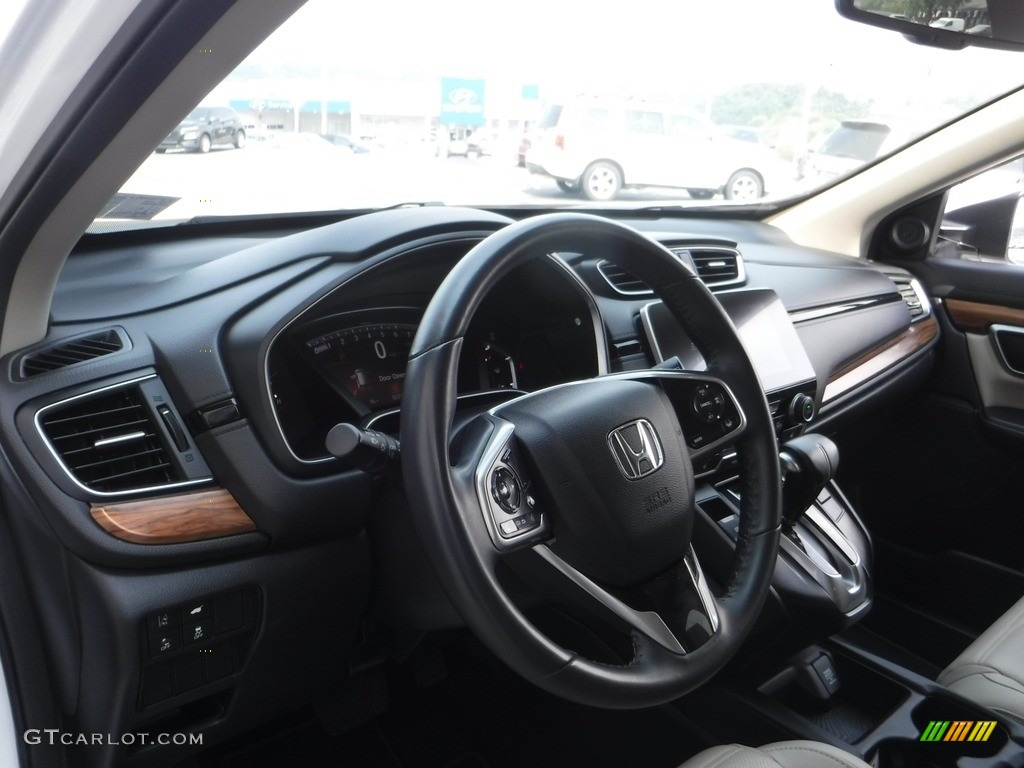 2019 CR-V Touring AWD - Platinum White Pearl / Ivory photo #14
