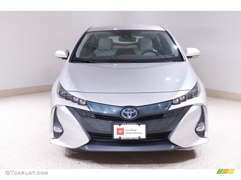 2019 Prius Prime Advanced - Classic Silver Metallic / Moonstone photo #2