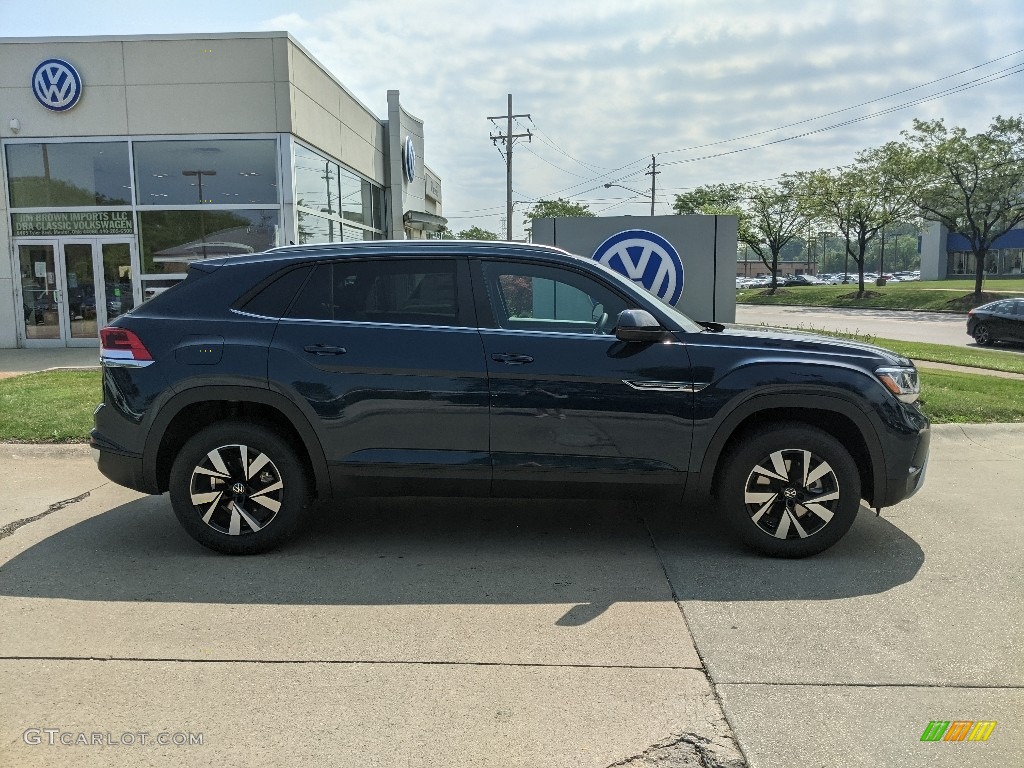 Tourmaline Blue Metallic 2021 Volkswagen Atlas Cross Sport SE 4Motion Exterior Photo #142392183