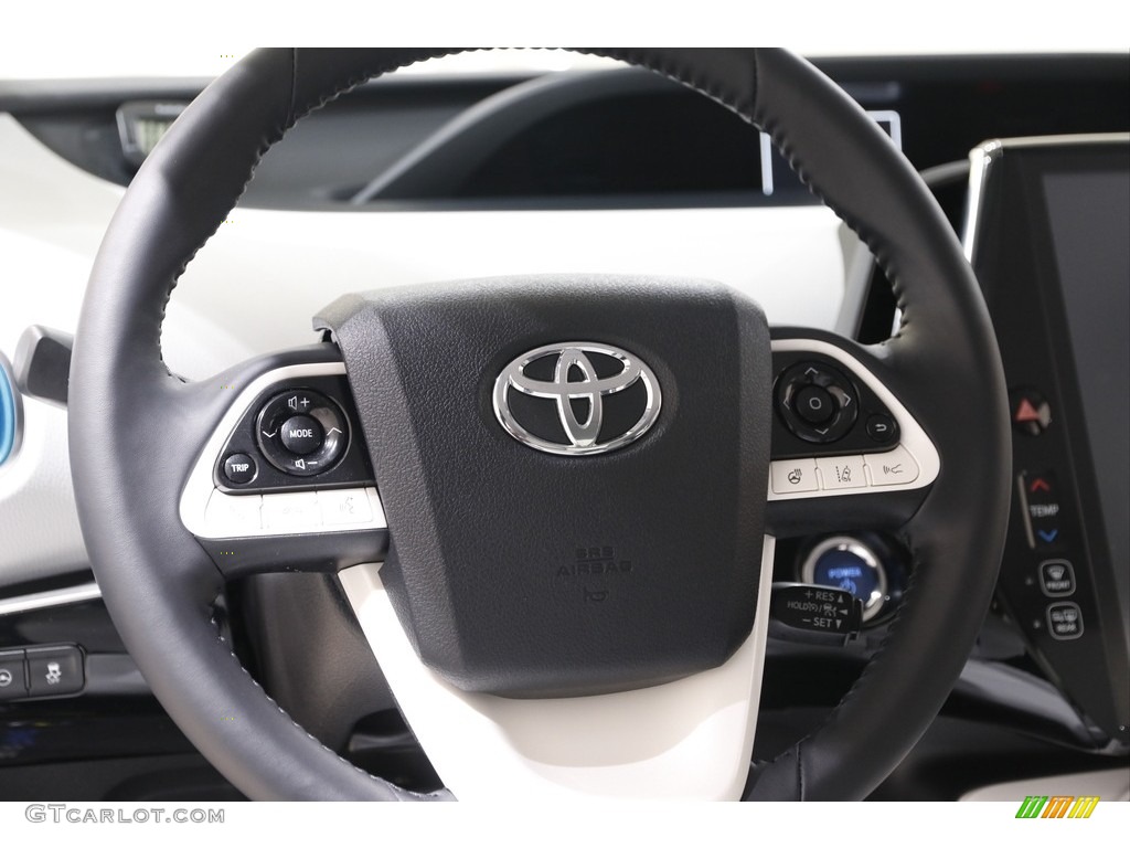 2019 Prius Prime Advanced - Classic Silver Metallic / Moonstone photo #7