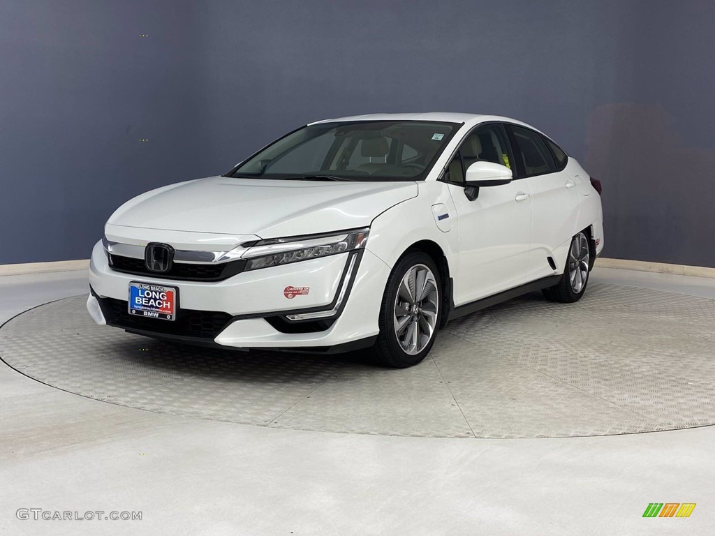 Platinum White Pearl 2018 Honda Clarity Touring Plug In Hybrid Exterior Photo #142392219