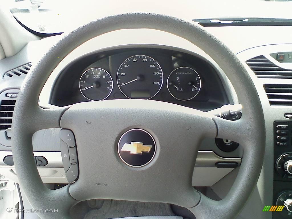 2006 Malibu LT V6 Sedan - White / Titanium Gray photo #15