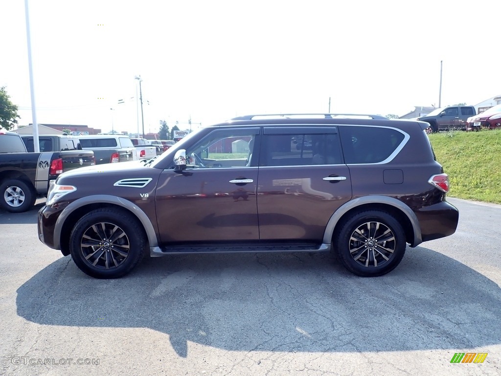 2018 Armada Platinum 4x4 - Forged Copper / Almond photo #2