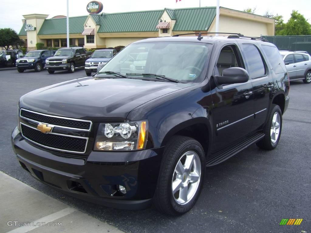 2007 Tahoe LT 4x4 - Black / Dark Titanium/Light Titanium photo #1