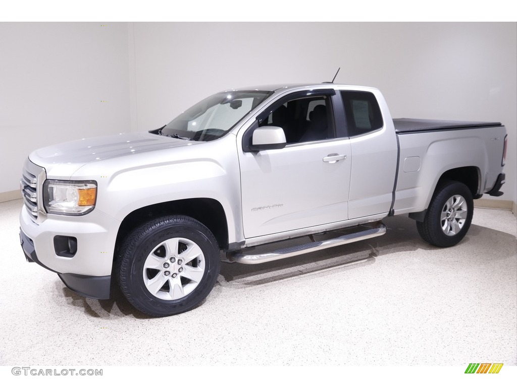 Quicksilver Metallic 2015 GMC Canyon SLE Extended Cab 4x4 Exterior Photo #142392588