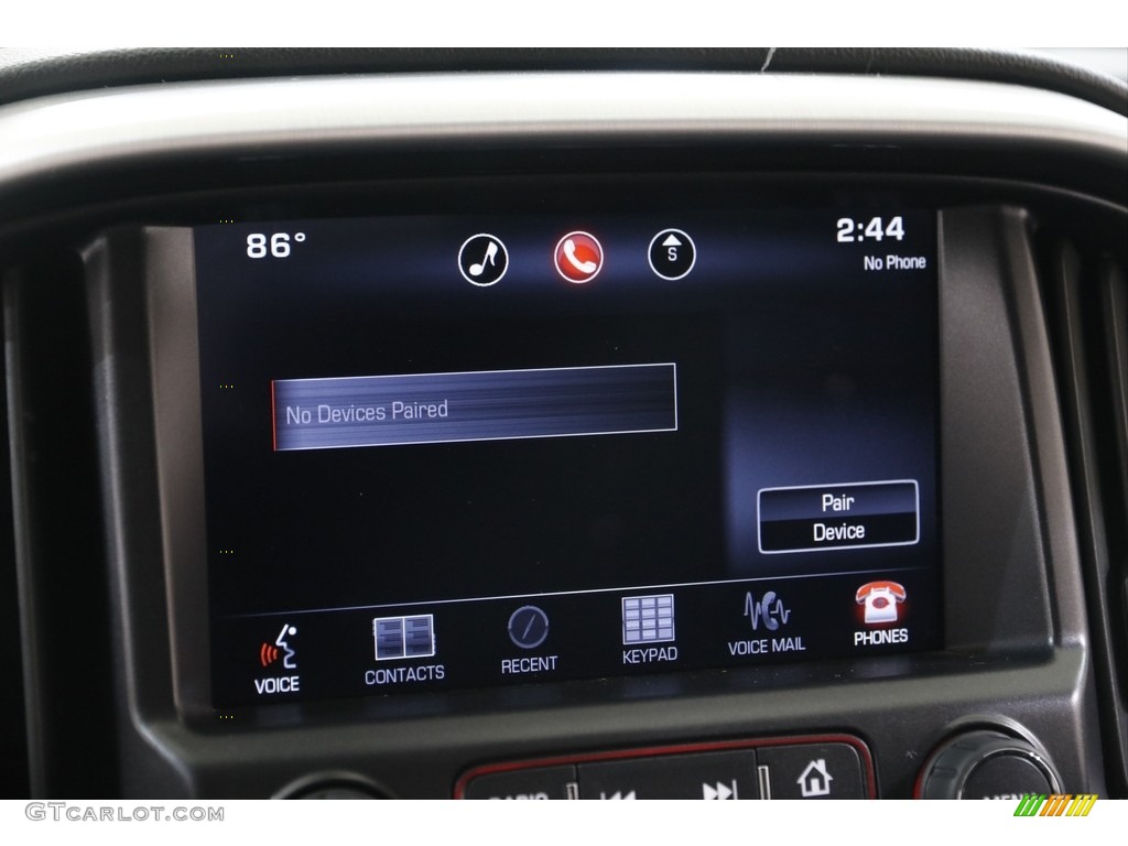 2015 GMC Canyon SLE Extended Cab 4x4 Controls Photo #142392759