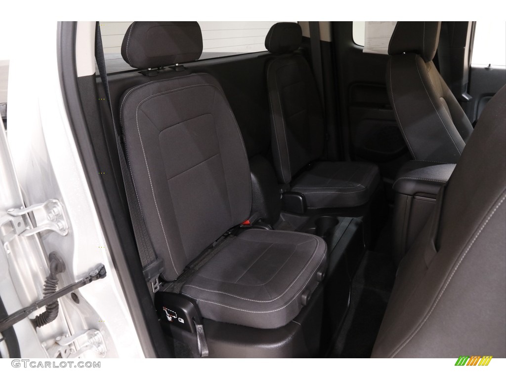 Jet Black Interior 2015 GMC Canyon SLE Extended Cab 4x4 Photo #142392846