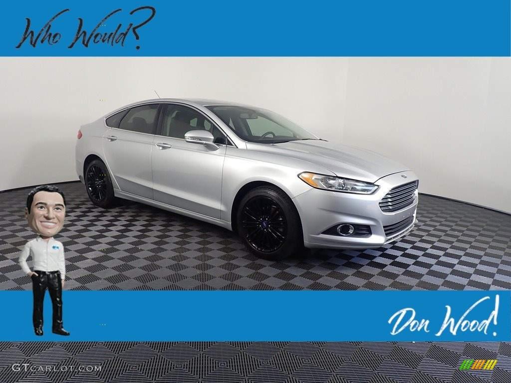 2016 Fusion SE AWD - Ingot Silver Metallic / Charcoal Black photo #1