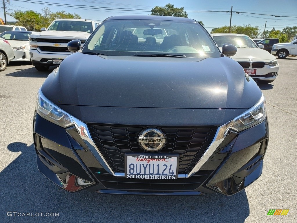 2021 Sentra SV - Super Black / Charcoal photo #2