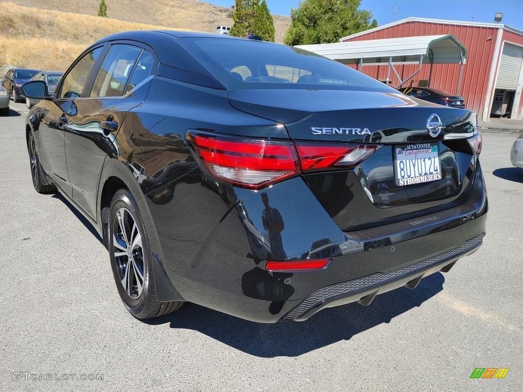 2021 Sentra SV - Super Black / Charcoal photo #4
