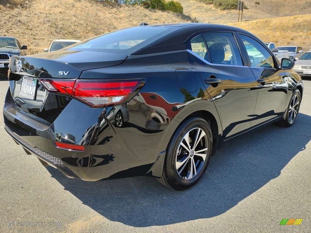 2021 Sentra SV - Super Black / Charcoal photo #6