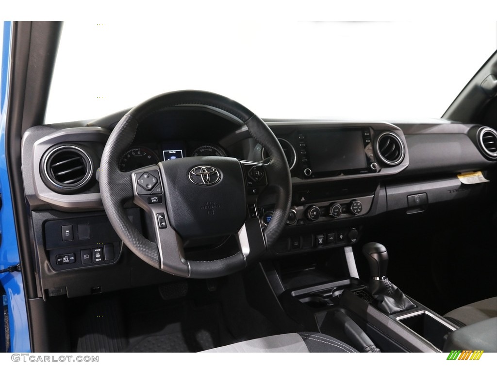 2020 Toyota Tacoma TRD Sport Double Cab 4x4 TRD Cement/Black Dashboard Photo #142393890