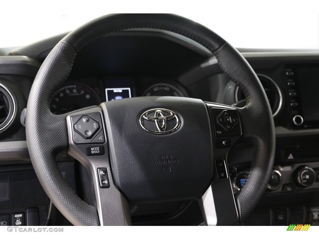 2020 Toyota Tacoma TRD Sport Double Cab 4x4 TRD Cement/Black Steering Wheel Photo #142393911