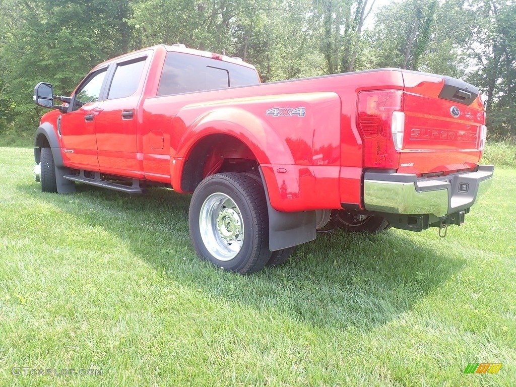 2020 F450 Super Duty STX Crew Cab 4x4 - Race Red / Medium Earth Gray photo #8