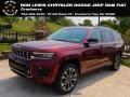 2021 Velvet Red Pearl Jeep Grand Cherokee L Overland 4x4  photo #1