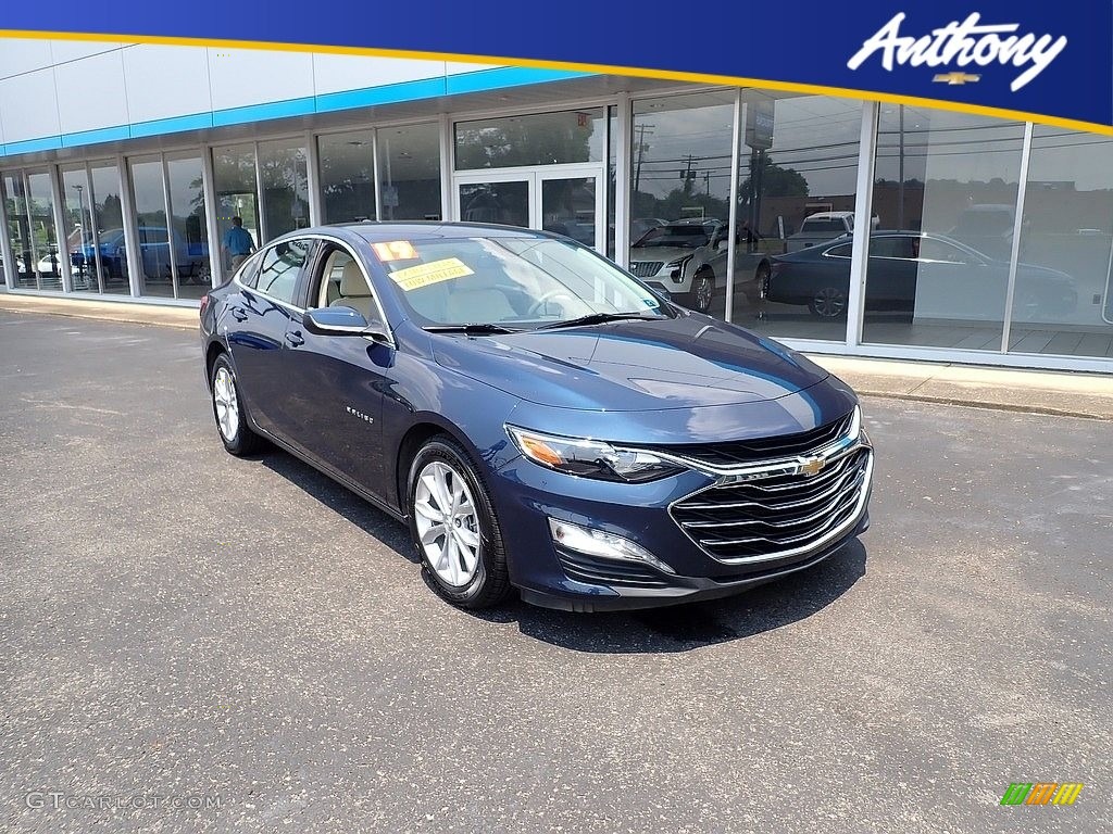 2019 Malibu LT - Northsky Blue Metallic / Dark Atmosphere/Light Wheat photo #1