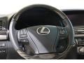 2015 Lexus LS Light Gray Interior Steering Wheel Photo