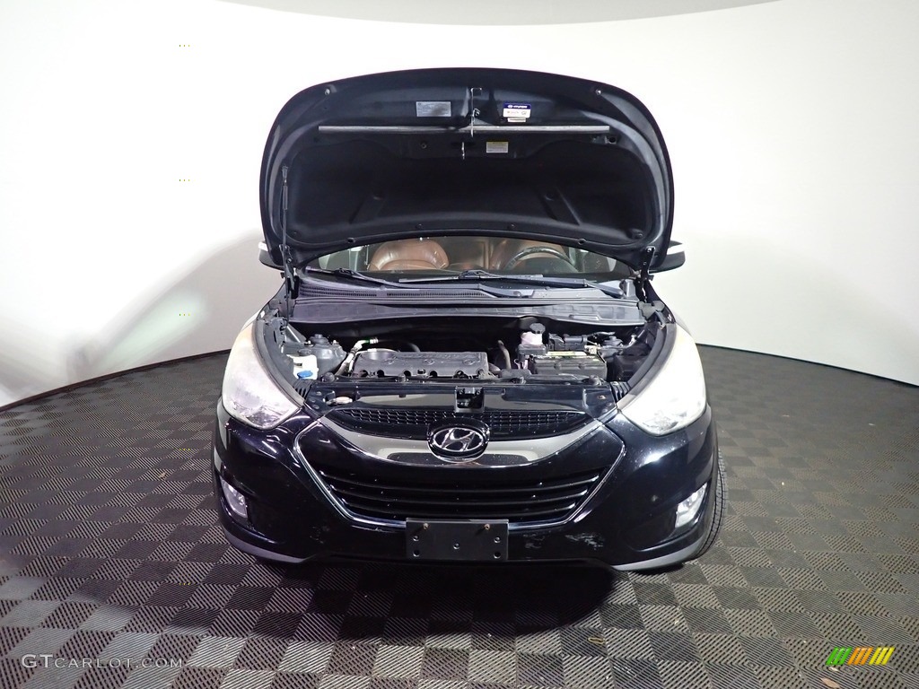 2012 Tucson Limited AWD - Ash Black / Black/Saddle photo #5