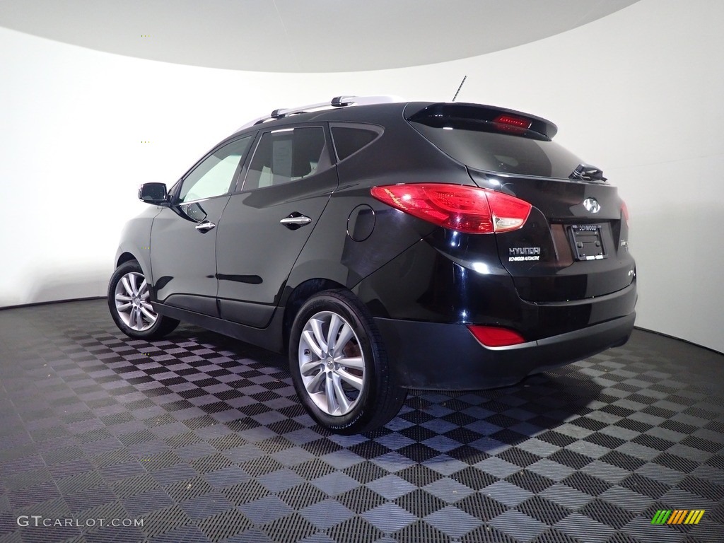 2012 Tucson Limited AWD - Ash Black / Black/Saddle photo #10