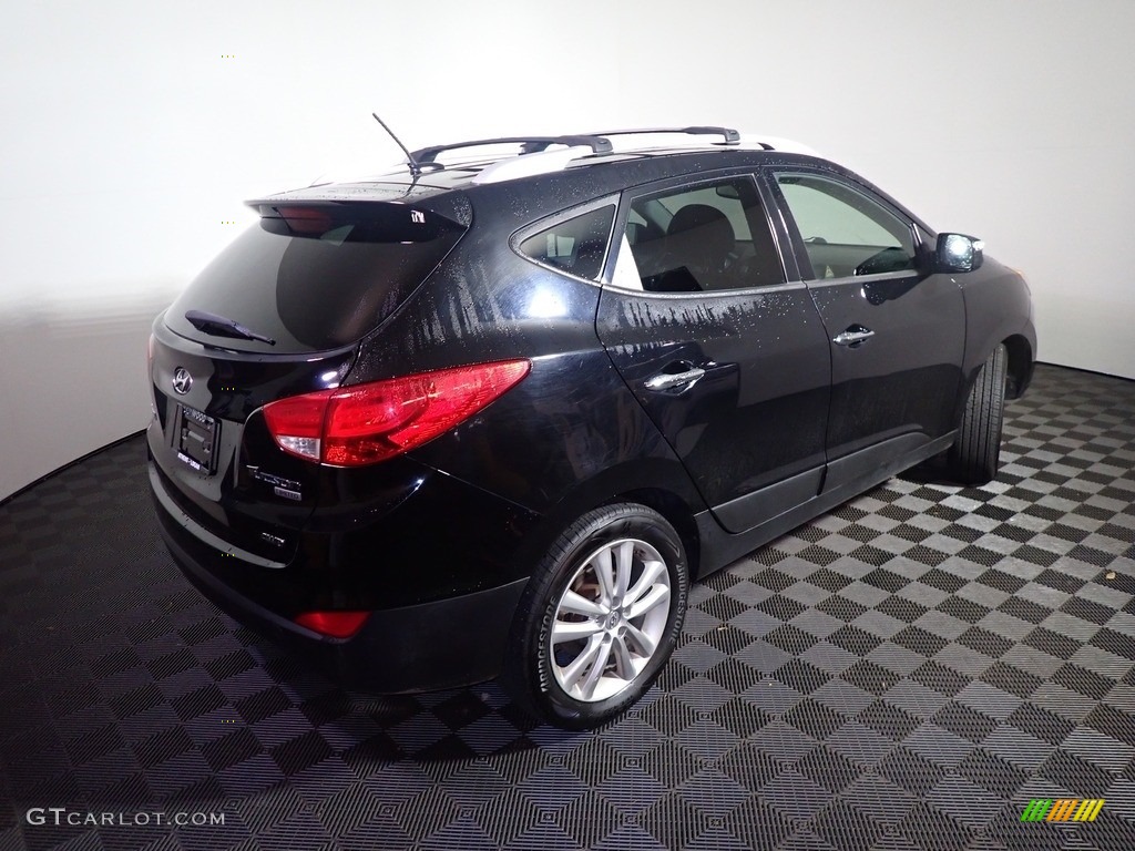 2012 Tucson Limited AWD - Ash Black / Black/Saddle photo #16