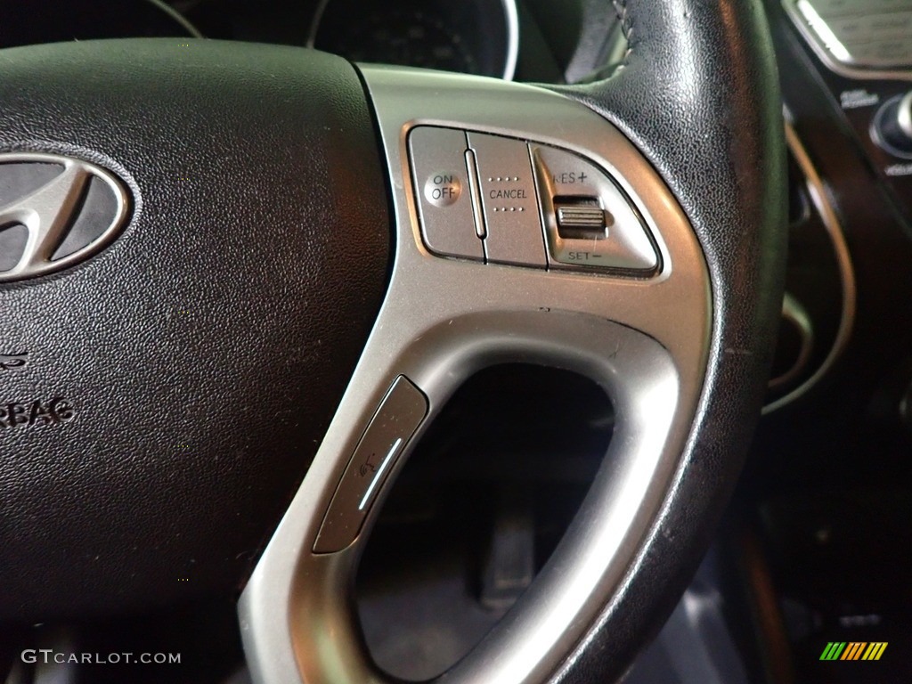 2012 Tucson Limited AWD - Ash Black / Black/Saddle photo #29