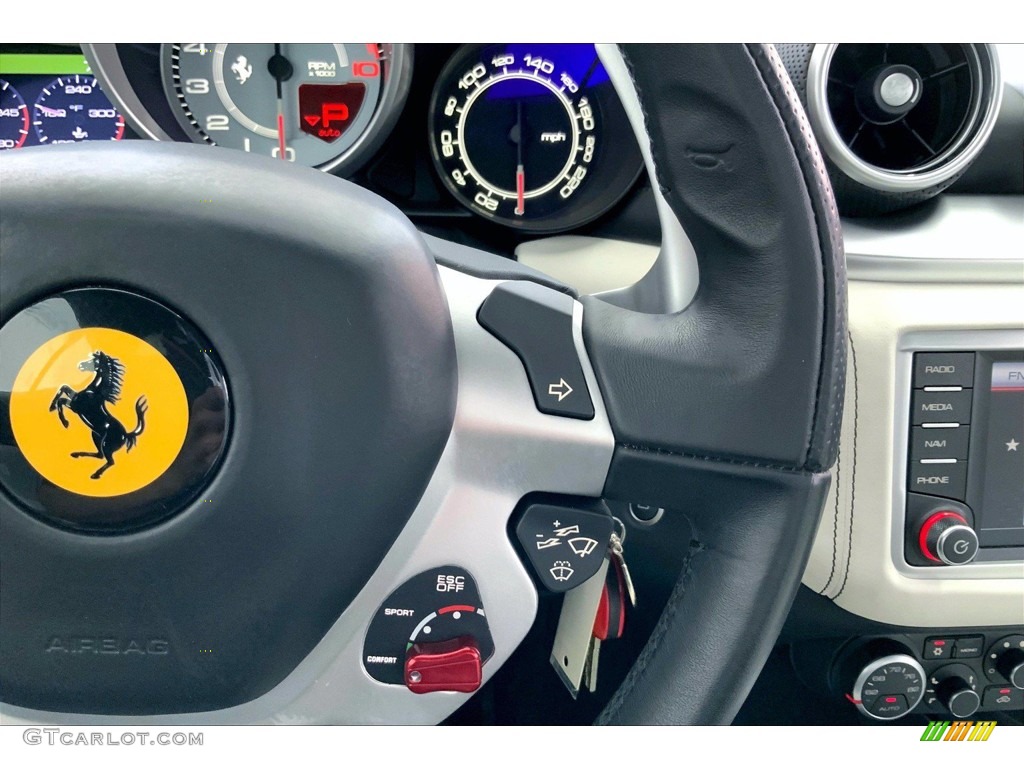2017 Ferrari California T Crema Steering Wheel Photo #142396383