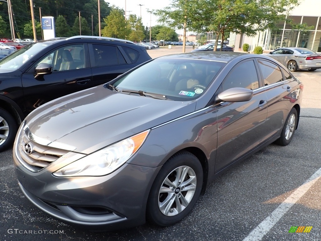 2012 Sonata GLS - Harbor Gray Metallic / Gray photo #1
