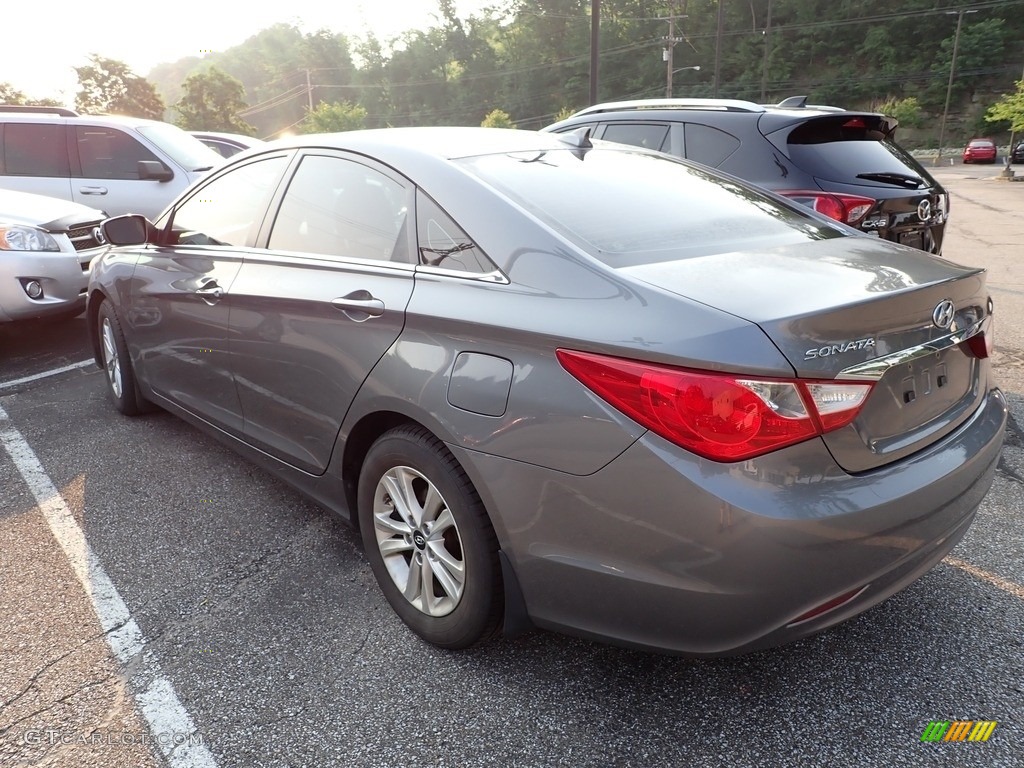 2012 Sonata GLS - Harbor Gray Metallic / Gray photo #2