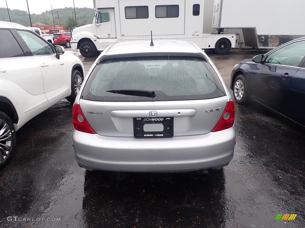 2002 Civic Si Hatchback - Satin Silver Metallic / Black photo #8