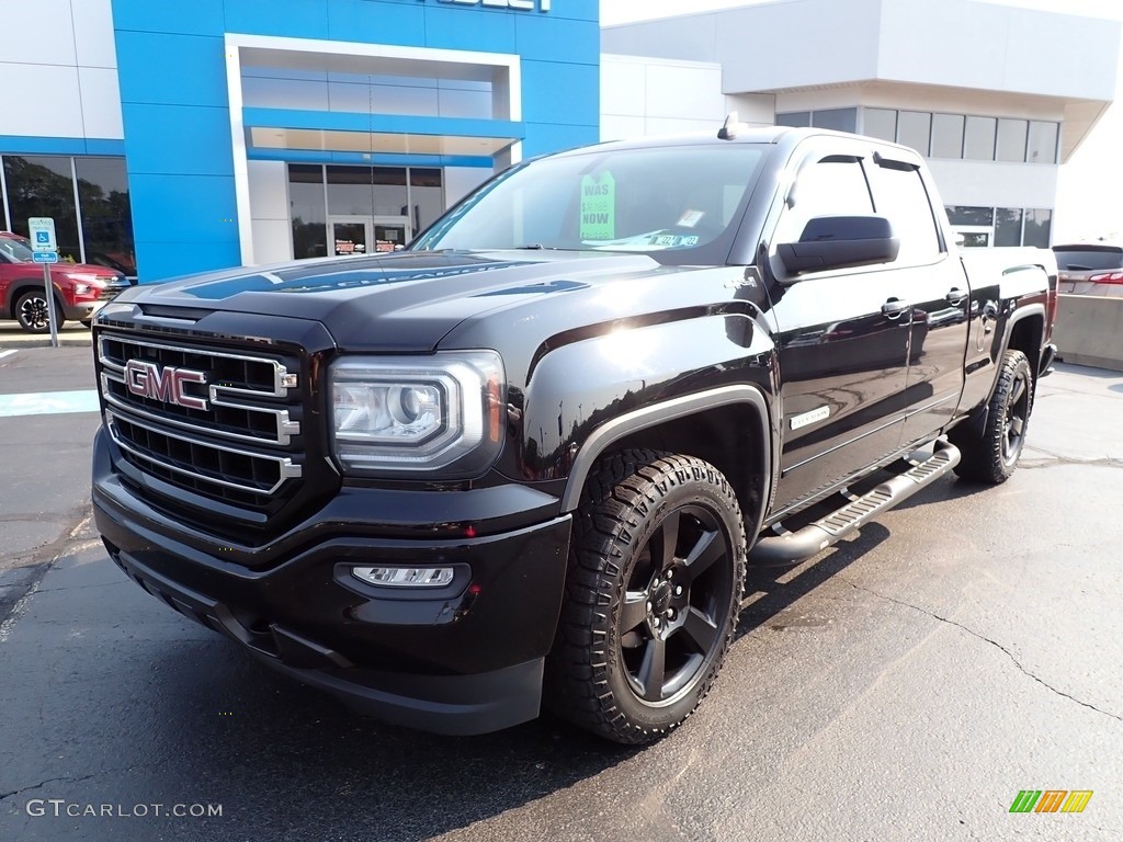Onyx Black 2016 GMC Sierra 1500 Elevation Double Cab 4WD Exterior Photo #142396711
