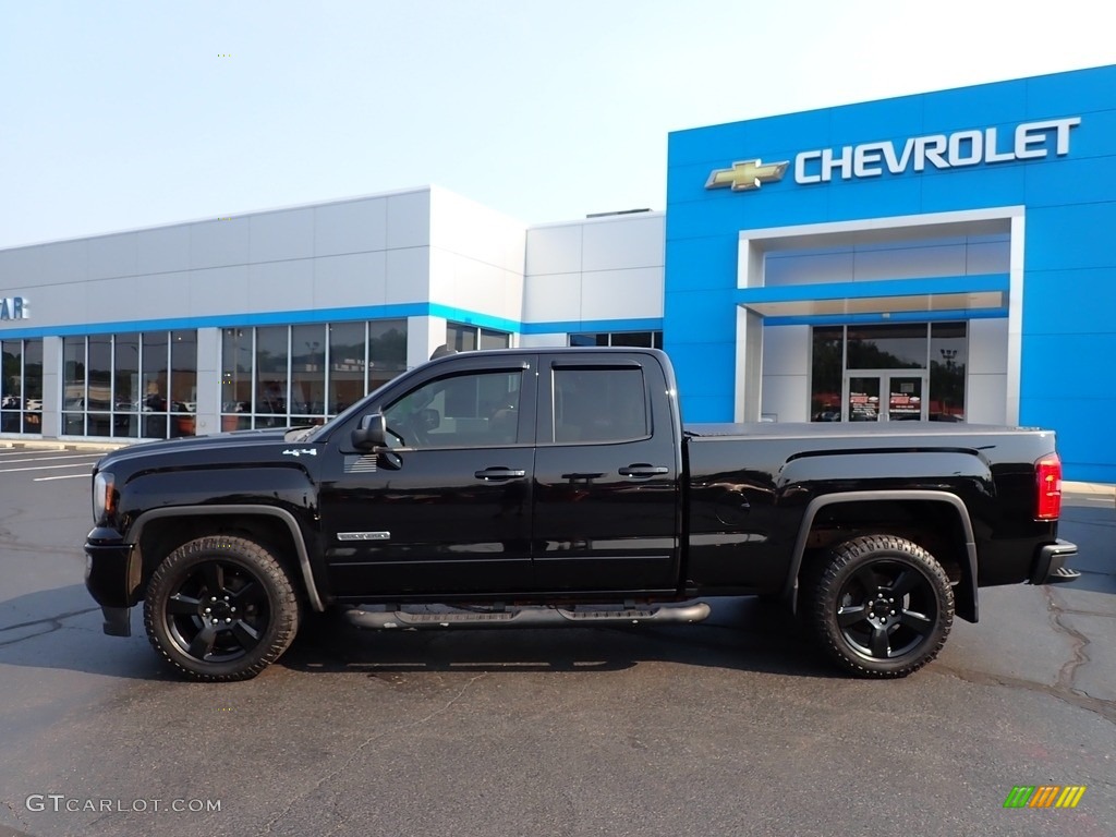 Onyx Black 2016 GMC Sierra 1500 Elevation Double Cab 4WD Exterior Photo #142396734