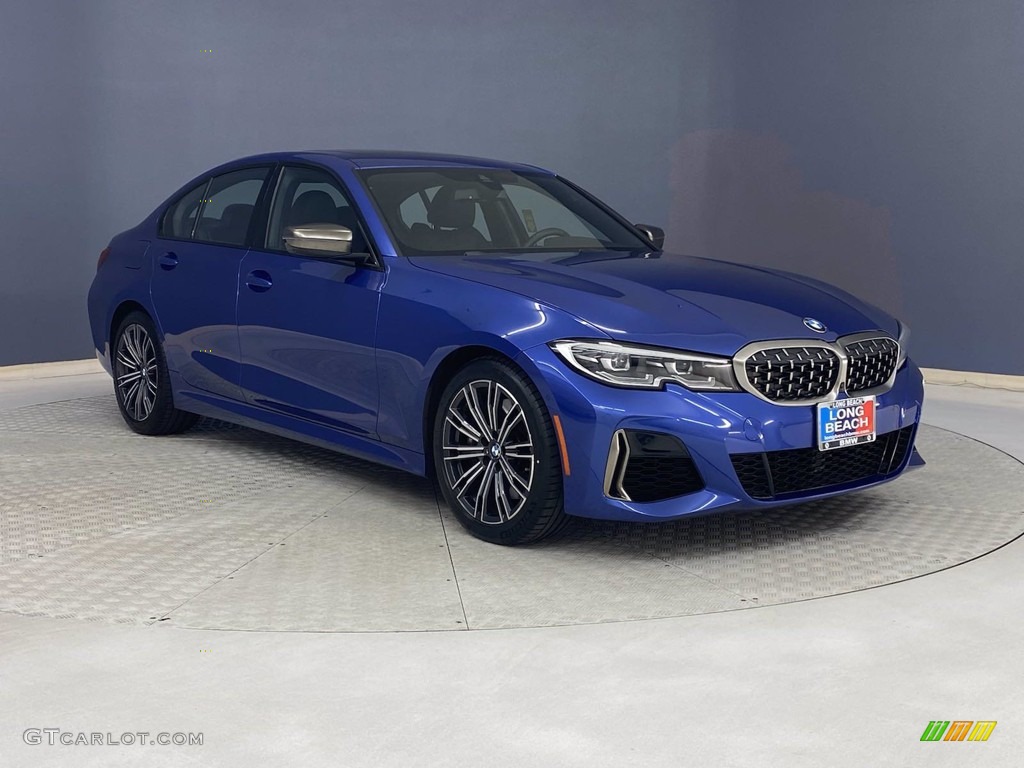 2020 3 Series M340i Sedan - Portimao Blue Metallic / Black photo #38