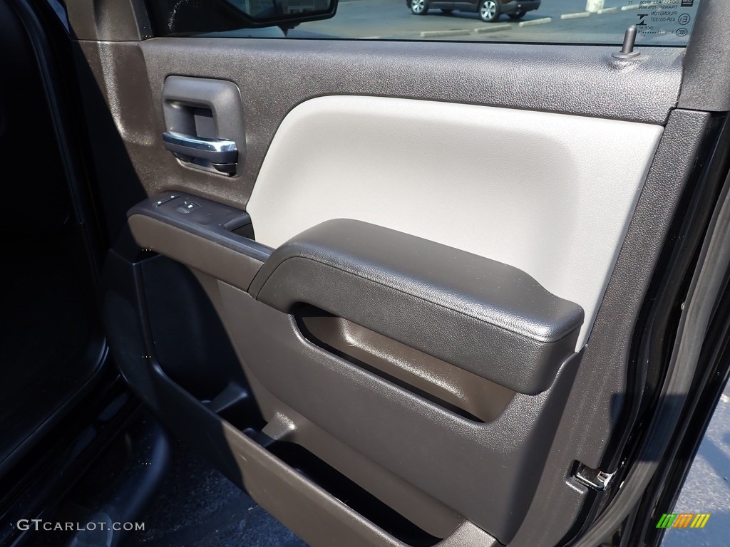 2016 GMC Sierra 1500 Elevation Double Cab 4WD Dark Ash/Jet Black Door Panel Photo #142397042