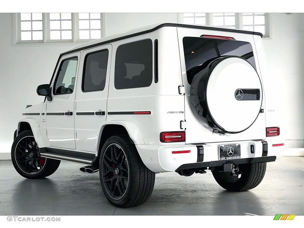 2021 G 63 AMG - Polar White / Platinum White w/Black A Band photo #2