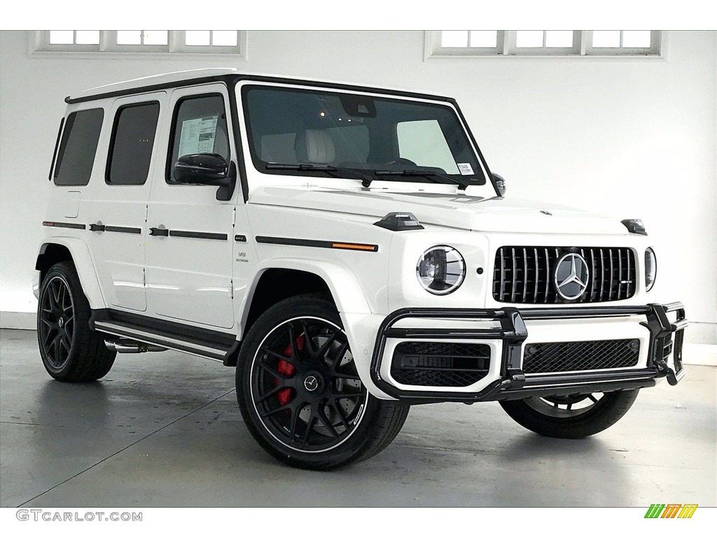 Polar White 2021 Mercedes-Benz G 63 AMG Exterior Photo #142397634